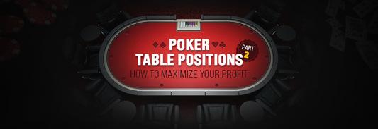 How to Maximize Your Profit from Different Poker Table Positions