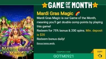 Fair Go Casino promotion game of the month