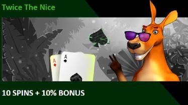 Roo Casino twice the nice bonus