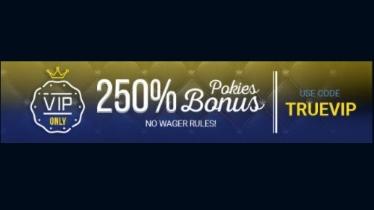True Blue Casino pokies bonus