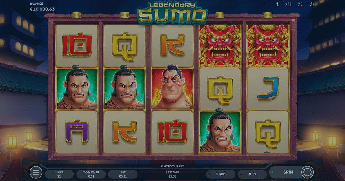 Play Legendary Sumo Slot demo for free
