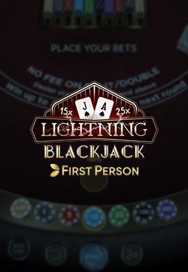 Evolution First Person Lightning Blackjack