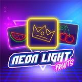 Neon Light Fruits Logo