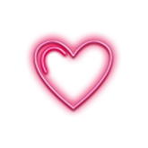 Neon Heart Symbol