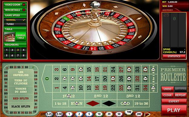 The gameplay of the Microgaming's Premier Roulette