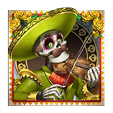 Grim Muerto Payout Table - symbol Green Mariachi