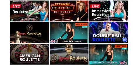 Playamo has great variety of roulette casino games